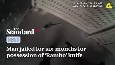 Range Rover driver armed with a 12-inch Rambo knife Tasered by City of London police