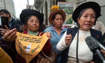 Peruvian soldiers found guilty of rapes committed during civil war in historic verdict