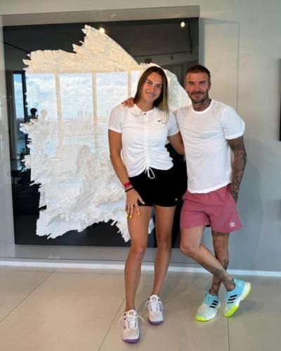 Celebrity Style: Aryna Sabalenka And David Beckham's Chic Photoshoot