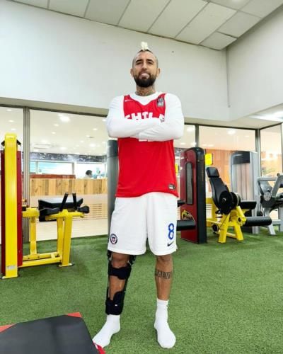 Arturo Vidal Showcases Strength And Enthusiasm In Gym Workout