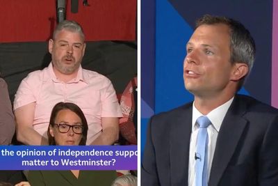 Audience member slams Andrew Bowie for ‘undemocratic’ indyref2 stance