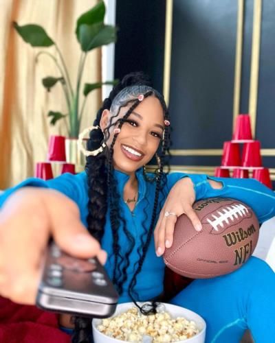 Bianca Belair Shines In Vibrant Blue Outfit With Confidence