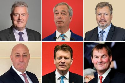 Who are the five Reform UK candidates predicted to win their seats?