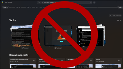 Gone, but not forgotten: Recall feature disappears from latest Windows Insider builds
