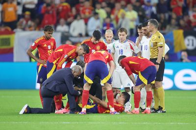 WATCH: Manchester City fans worried, as Rodri bodied by 'Vinnie Jones'-style tackle by Italy at Euro 2024