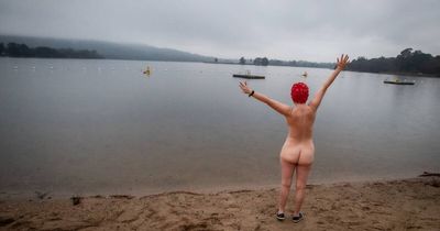 A sea of bums: Biggest turn out ever for Canberra's winter solstice swim