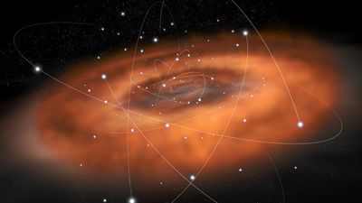 'Immortal' stars at the Milky Way's center may have found an endless energy source, study suggests