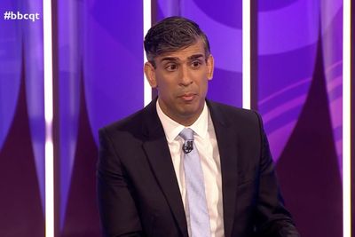 'Aggressive' Rishi Sunak faces shouts of 'shame' from Question Time audience