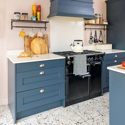 7 bold and beautiful small blue kitchen ideas to make a tiny cooking space pop