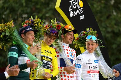 The jerseys of the 2024 Tour de France