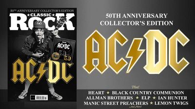 The new issue of Classic Rock is an AC/DC 50th Anniversary Collector's Edition
