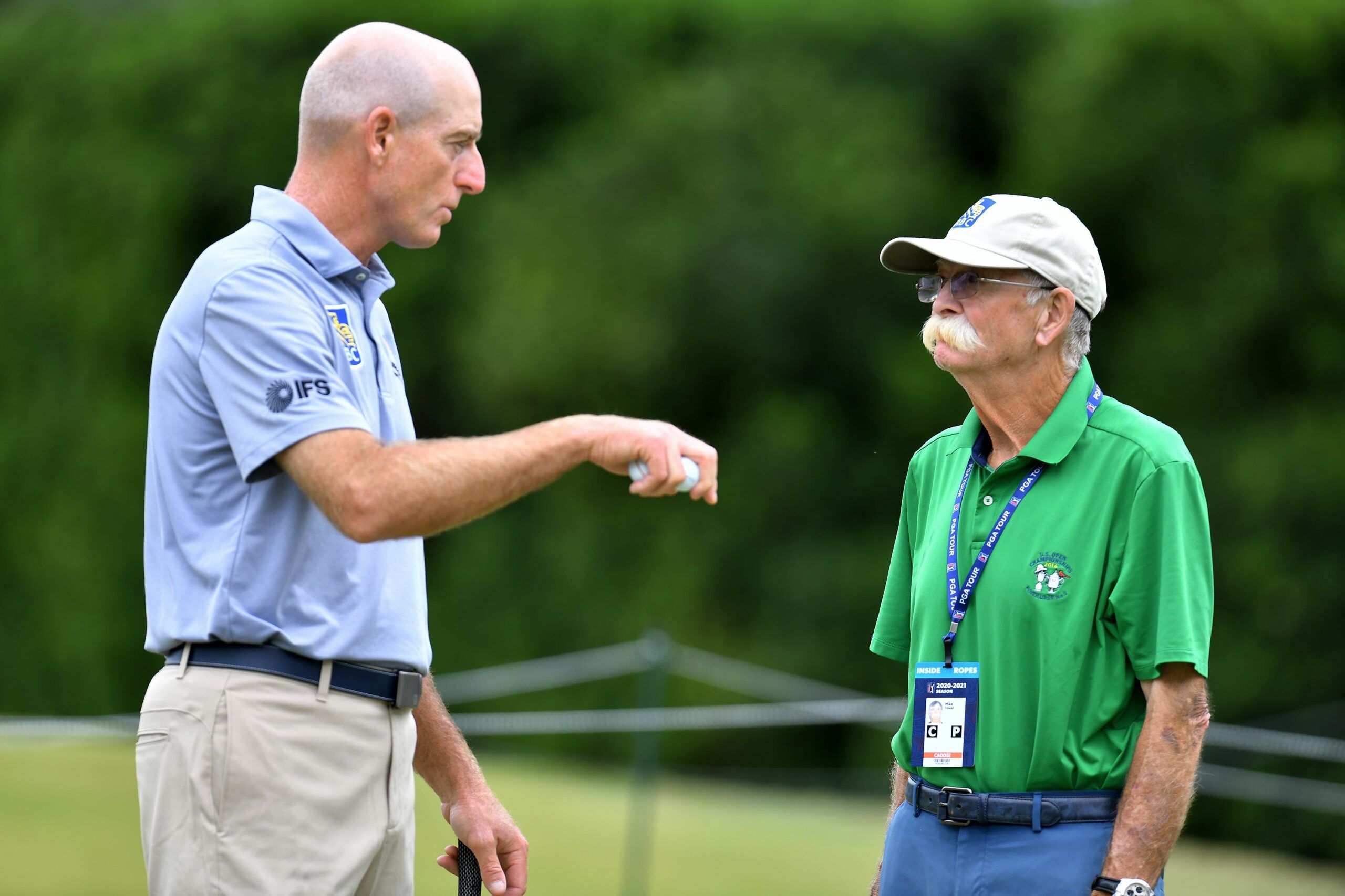 Jim Furyk and caddie Mike ‘Fluff’ Cowan reunite at…