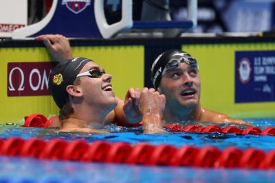 American 50 freestyle swimmers tied twice (!!) at Olympic trials, leading to 2 thrilling swim-offs