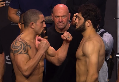 UFC on ABC 6 ceremonial weigh-in faceoff highlights video