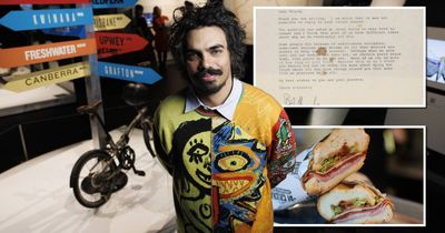 What do a sandwich and a note from Bob Hawke have in common?