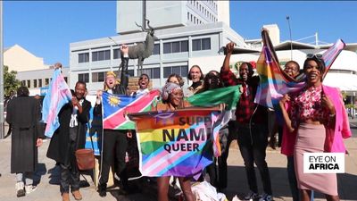 Namibian Pride: activists hail overturning of law that banned same-sex acts between men.