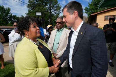 Buttigieg tours Mississippi civil rights site and says transportation is key to equity in the US