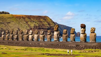 Easter Island (Rapa Nui) and its famous Moai statues