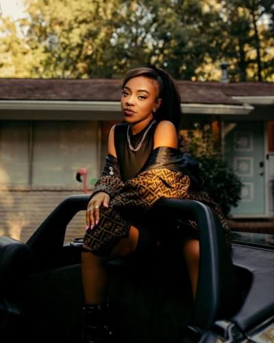 Priah Ferguson Radiates Style And Confidence In Car Photoshoot