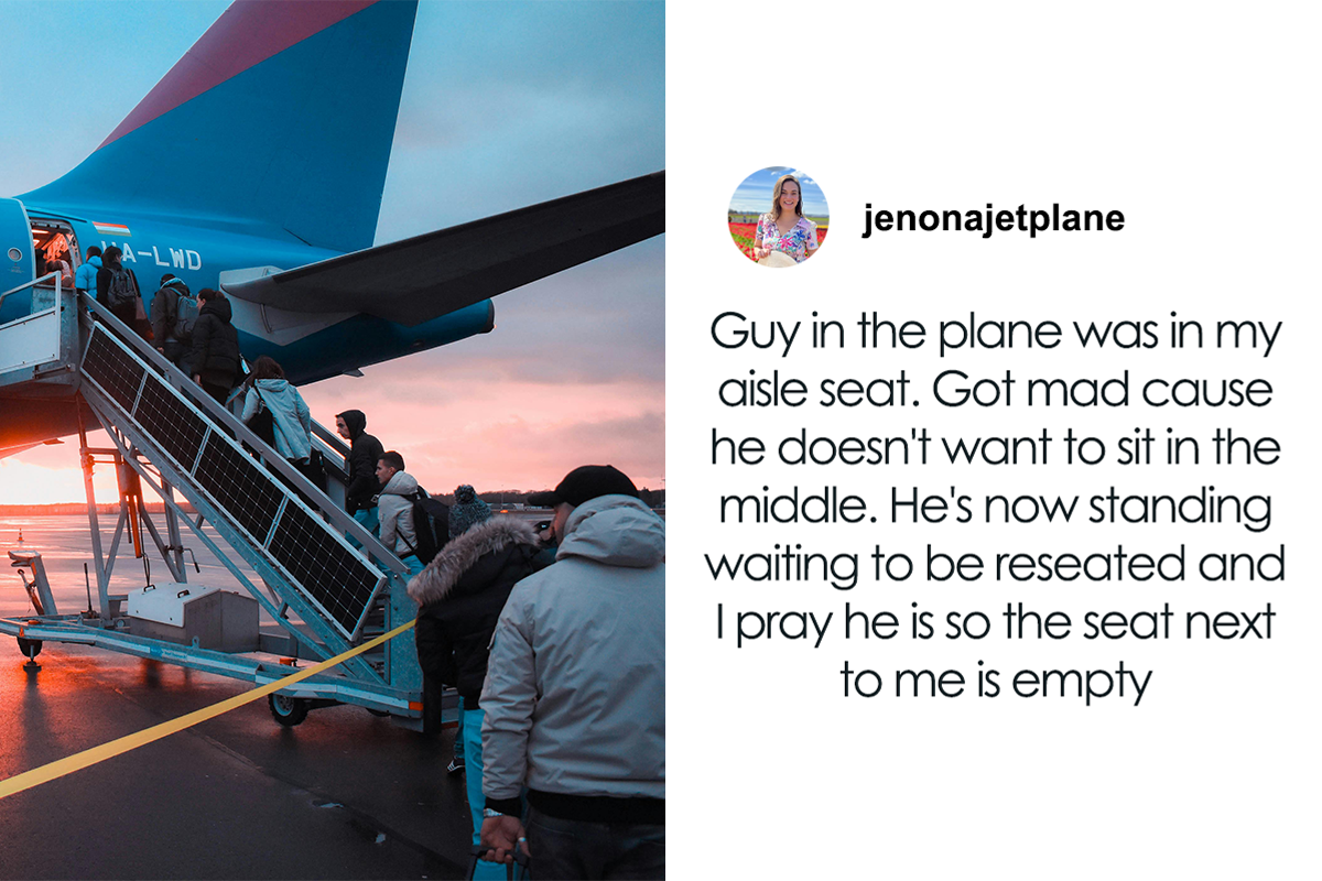 Guy Throws A Tantrum When Woman Refuses To Let Him Sit…