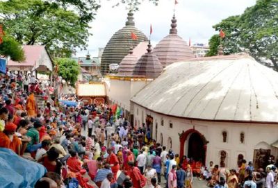 Assam: Thousands of devotees throng Kamakhya Temple as Ambubachi Mela begins in Guwahati