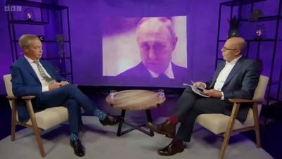 Farage ‘completely wrong’ and appeasing Putin with Ukraine claims, says Sunak