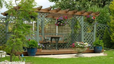 Can you build a pergola next to a neighbor's fence? 6 rules from legal experts