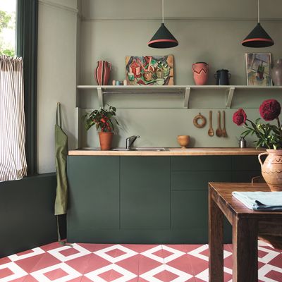 7 ways to use invigorating and on-trend shades of green in a small kitchen
