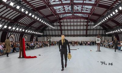 Of mice and models: artworks take centre stage at Loewe fashion show