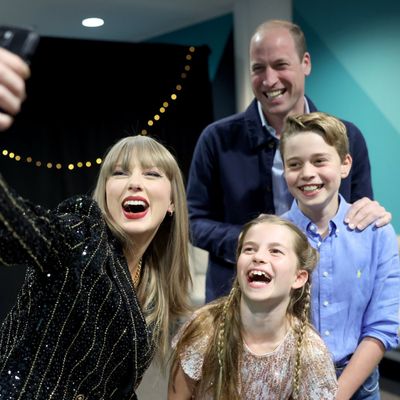 Prince William Posts Backstage Selfie with Taylor Swift after London Concert