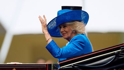 Queen Camilla narrowly misses a fashion faux pas at Royal Ascot