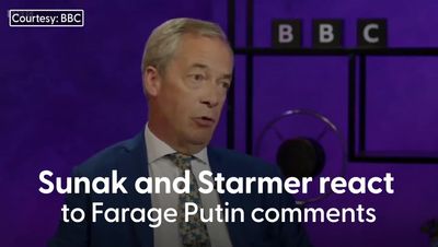 Nigel Farage doubles down on Ukraine claims following criticism from Rishi Sunak and Keir Starmer