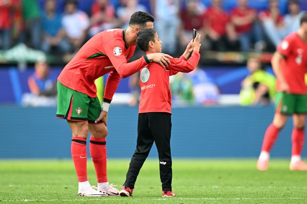 WATCH: Cristiano Ronaldo poses for selfie with young fan in Portugal's Euro 2024 win vs Turkey