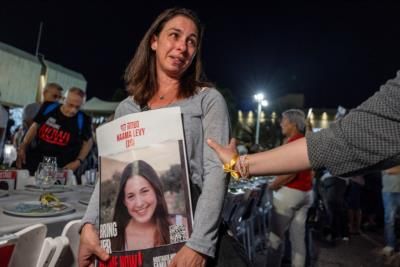 Thousands Gather In Tel Aviv To Commemorate Captive Naama Levy