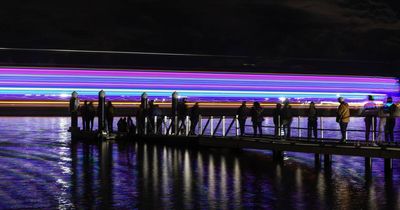 A splash of colour: Float Your Boat lights up smiles across Lake Mac