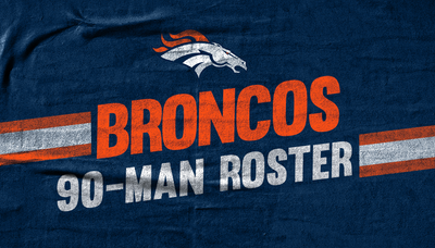 Broncos updated 90-man roster ahead of training camp