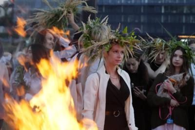 Ukrainian Refugees In Warsaw Celebrate Ivan Kupalo Night Tradition