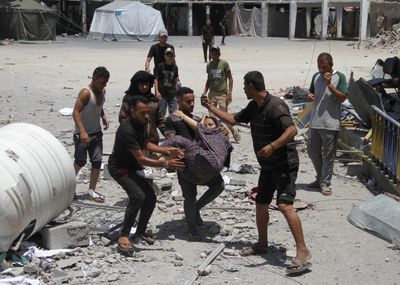 At least eight killed in Israeli air strike on UNRWA aid centre in Gaza
