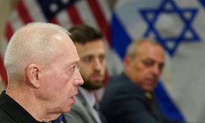 Israeli defence minister flies to US for ‘critical’ talks on Gaza and Lebanon