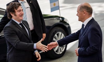 Olaf Scholz welcomes Argentina’s president Javier Milei to Germany