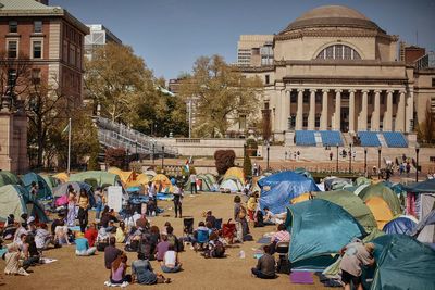 3 Columbia University administrators put on leave over alleged text exchange at antisemitism panel
