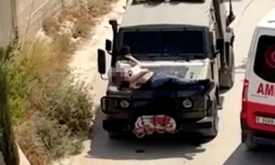 IDF investigates soldiers who tied Palestinian man to vehicle’s bonnet
