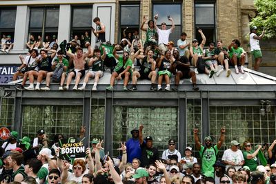 Boston Celtics fans went wild at the 2024 NBA Championship duck boat parade