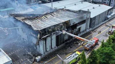 Firefighters Find '20 Bodies' At S Korea Battery Fire Site: Yonhap