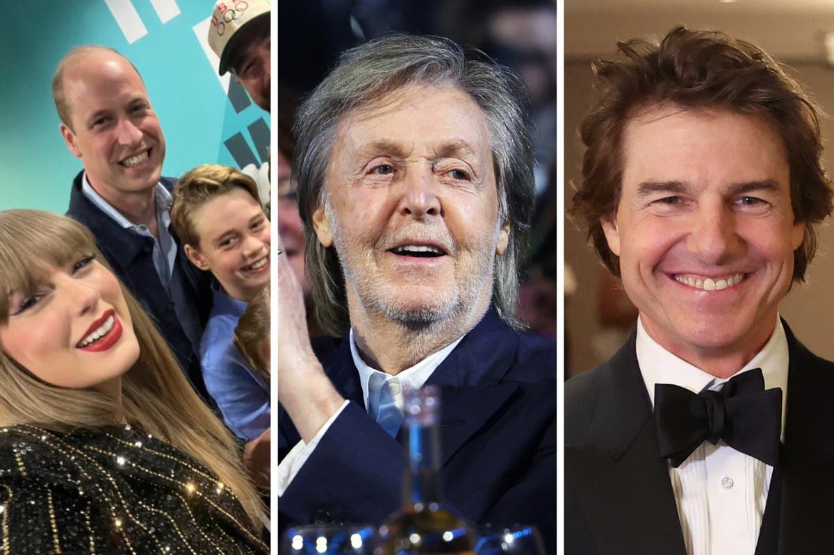 Prince William, Paul McCartney, Tom Cruise and Emily…
