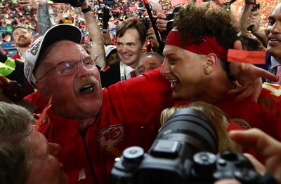 Chiefs HC Andy Reid reveals cheeseburger moment from a commercial shoot with Patrick Mahomes