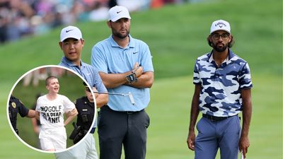 'I Was Scared For My Life' - Akshay Bhatia Shares First-Person Account Of Moment Protestors Ran Onto The 18th Green At The Travelers Championship
