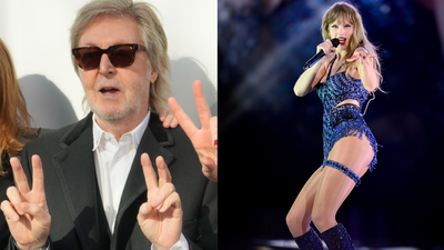 "Protect Paul McCartney at all costs": Macca spotted at Taylor Swift concert dancing with fans and handing out friendship bracelets