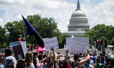 Kamala Harris says Trump ‘guilty’ of ‘stealing’ abortion rights at rally – as it happened
