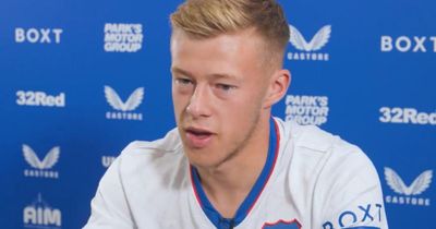 Connor Barron joins Rangers training for first time as pre-season begins